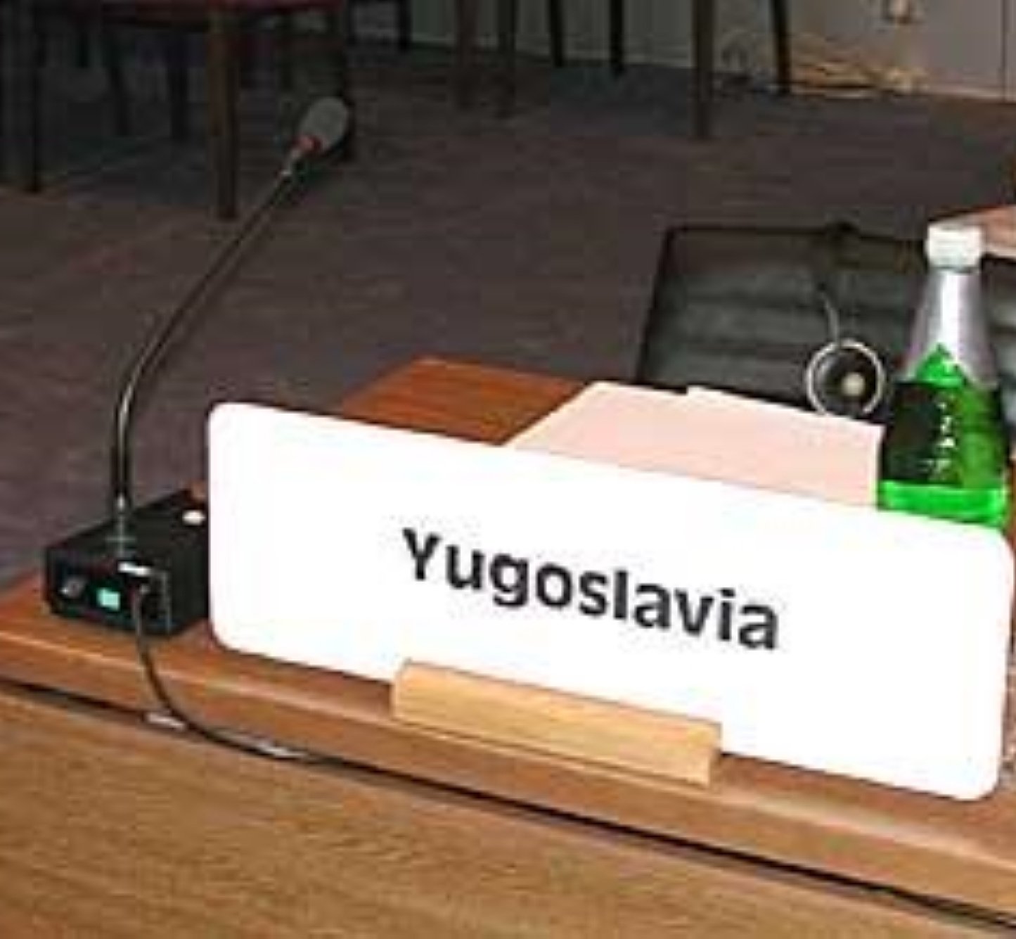 The seat that has been empty since the suspension of Yugoslavia from the OSCE in 1992.