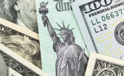 US Treasury Check with a $100 bill