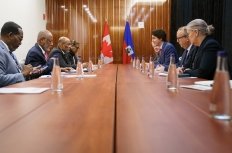 Canadian and Haitian Delegations at CARICOM Meeting