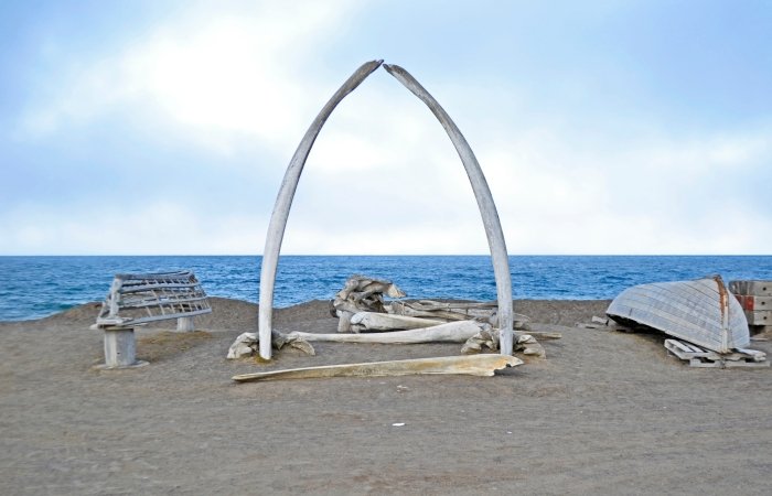 Whalebone Arch in Utqiagvik