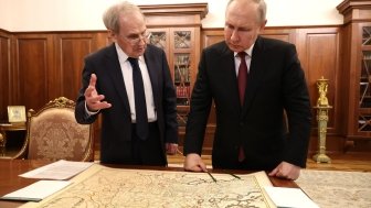 image Vladimir Putin and Valery Zorkin