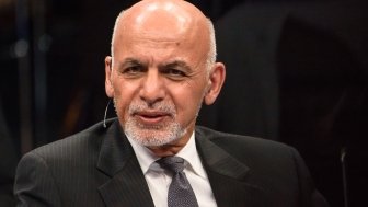 Afghan President Ashraf Ghani at a NATO Summit in 2018.
