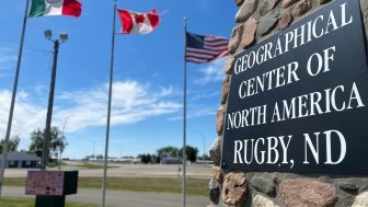 Rugby, North Dakota Center of North America