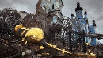 Ruined Ukrainian Cathedral