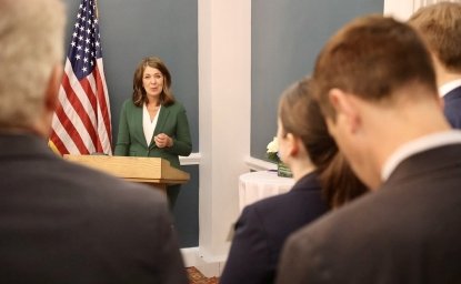 Danielle Smith at CABC Reception in Washington