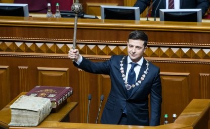 Volodymyr Zelensky's presidential inauguration 2019