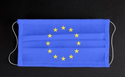 EU flag mask