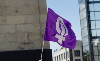 Feminist march against gender violence, March 8 in Mexico thousands of women protest in the streets 