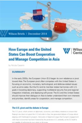 How Europe and the United States Can Boost Cooperation and Manage Competition in Asia