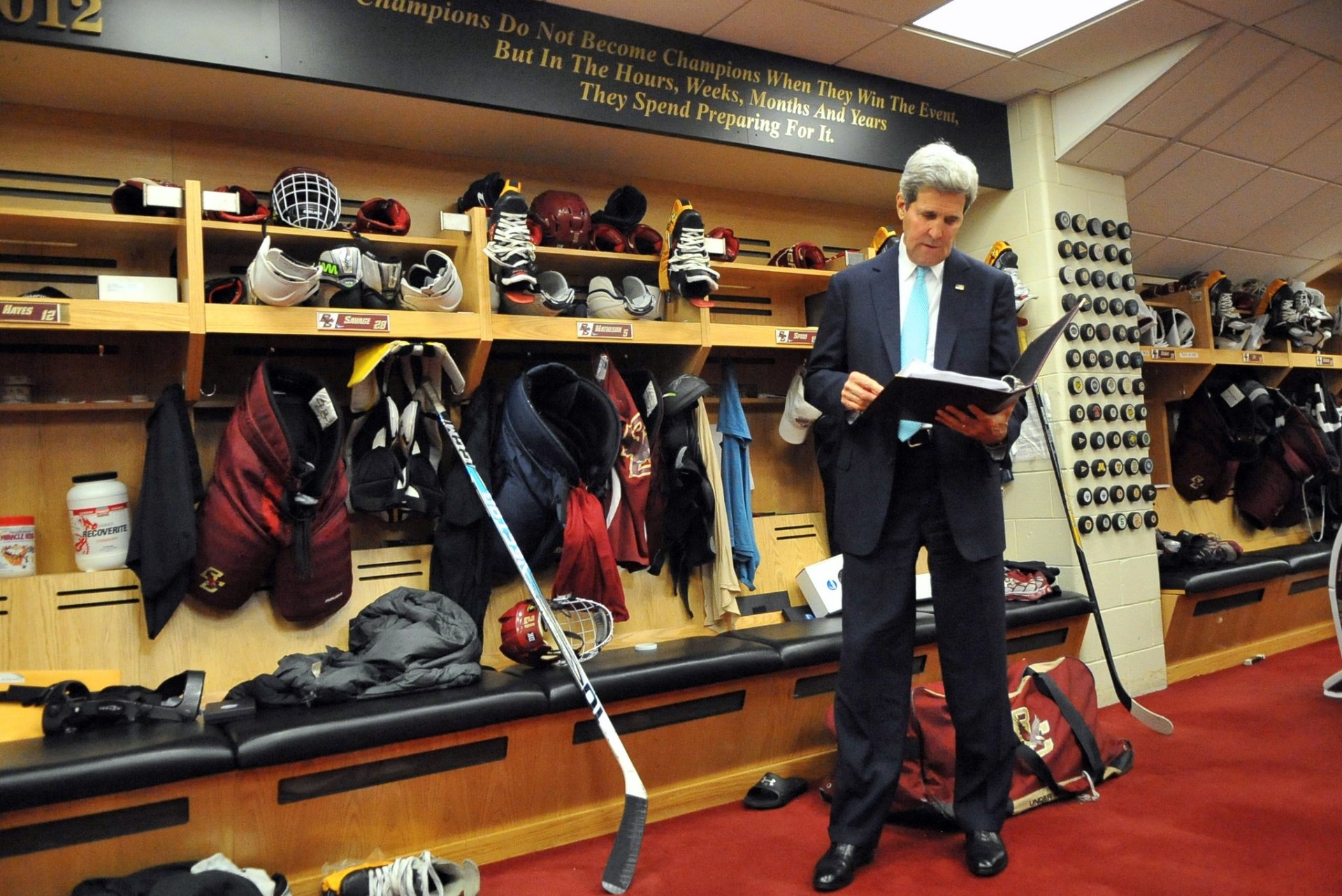 U.S. Secretary of State John Kerry at Boston College