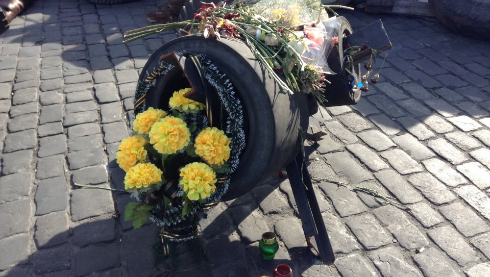 Flowers on Independence Square