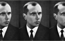 Collage of Ukranian nationalist Stepan Bandera