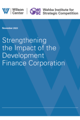 Publication: Strengthening the Impact of the Development Finance Corporation